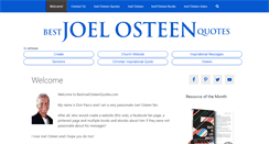 Desktop Screenshot of bestjoelosteenquotes.com