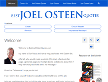 Tablet Screenshot of bestjoelosteenquotes.com